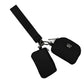 Lulu Mac Double Pouch Wristlets - Black/Black