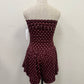 Polka Dot Strapless Romper
