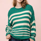 Striped Oversized Knit Sweater
