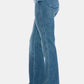 Judy Blue Tummy Control Cut Hem Flare Jeans