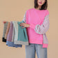 Oversized Striped Casual Knit Top