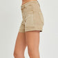 Risen Mid Rise Front Patch Pocket Shorts - The Salty Mare