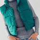 Crop Quilted Puffer Vest - The Salty Mare