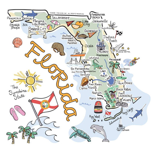 Florida Iced Cup Coolie (Medium)