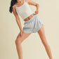 Palmtree Print Active Shorts
