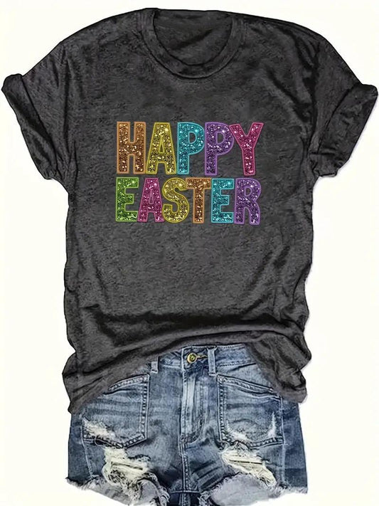 Happy Easter Letter Tee - The Salty Mare