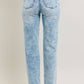 Mineral Wash High Waisted Distressed 90's Straight
