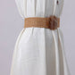 Woven Belt with Oversized Buckle