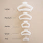 Open Coconut White | Petite | Hair Clip