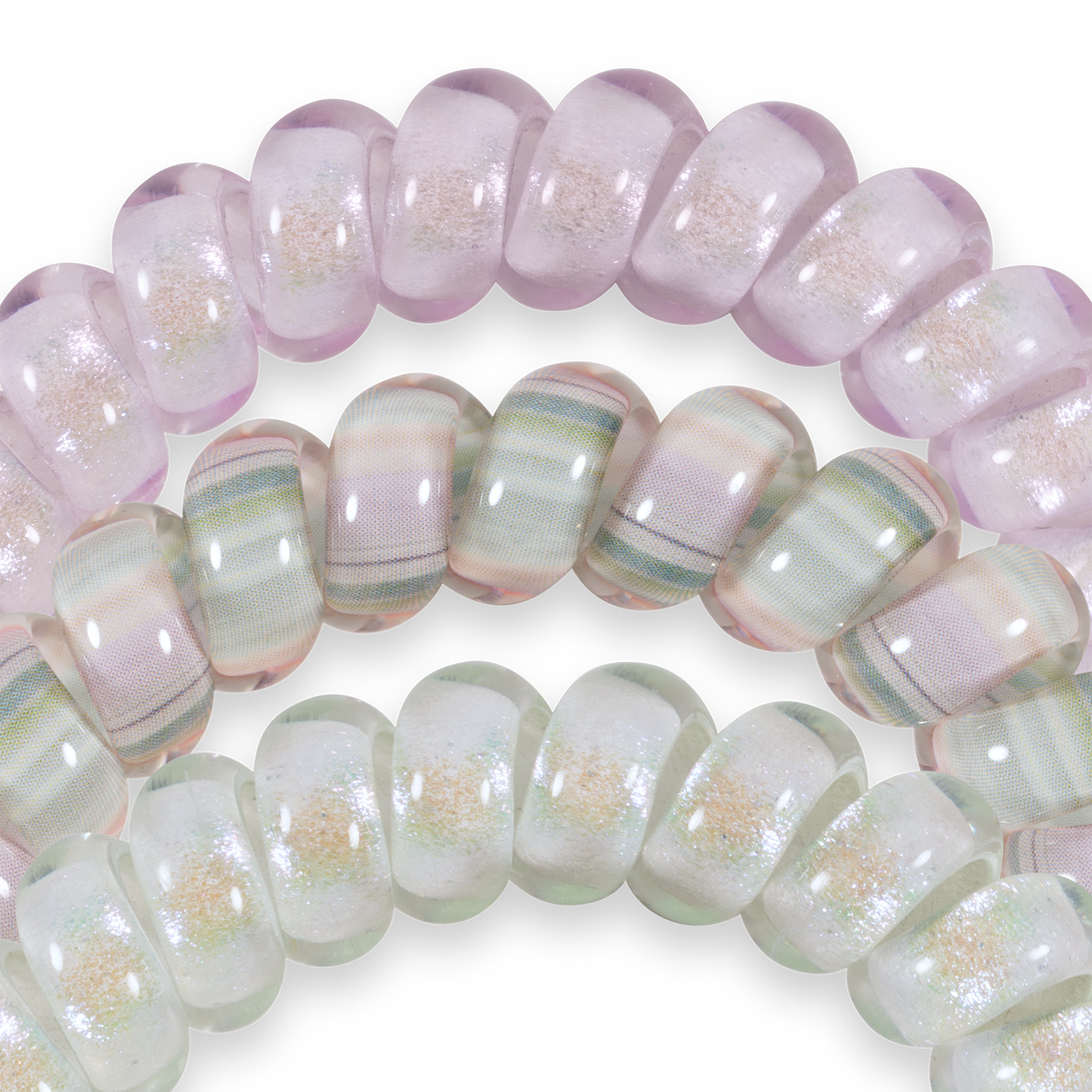Opal Glow Large Hair Ties