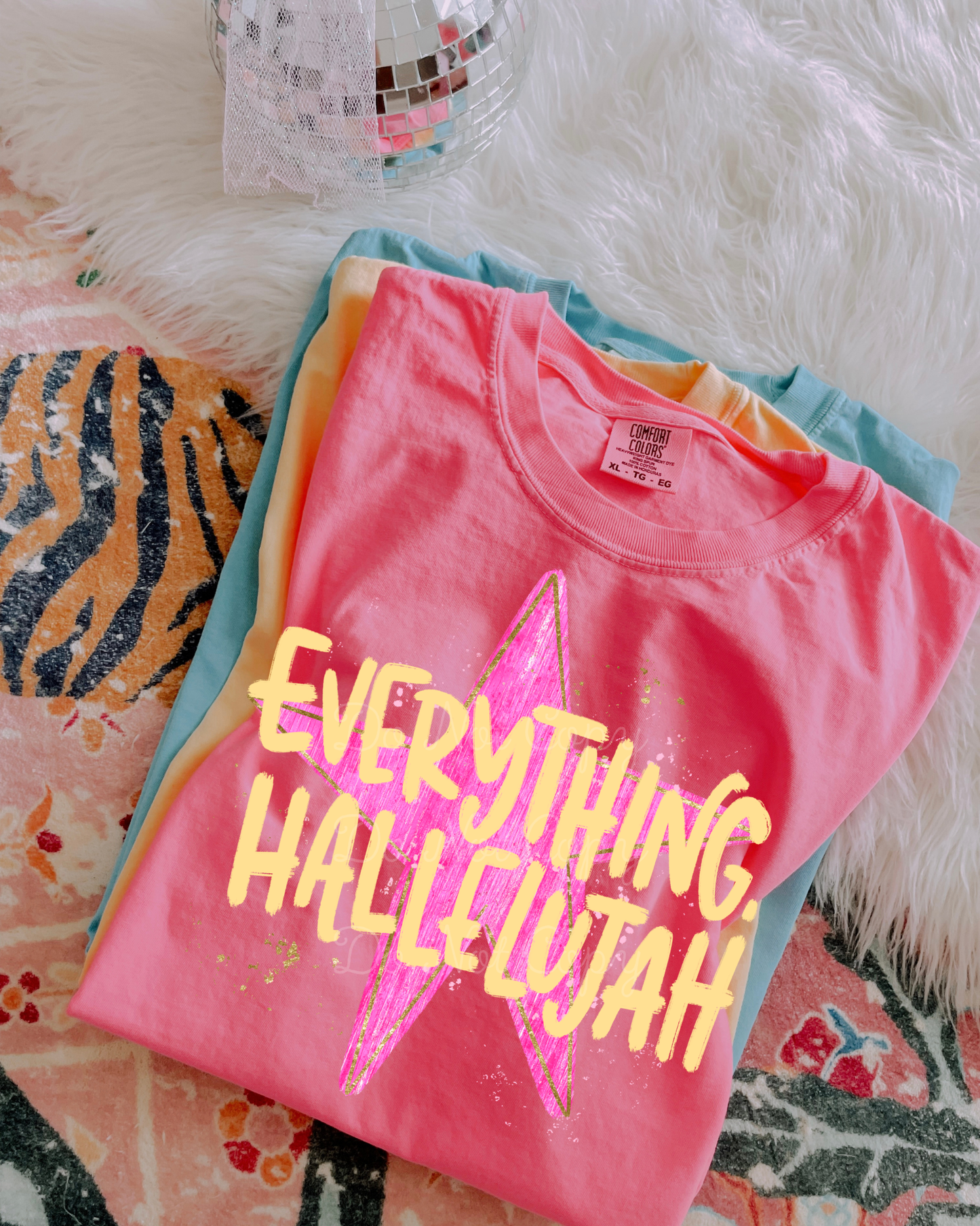 Everything Hallelujah Tee - Watermelon