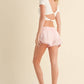 Bow Print Active Shorts