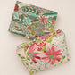 FLORAL PRINT JEWELRY ORGANIZER TRAVEL BOX CASE |