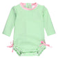 Spring Green Seersucker Swimsuit