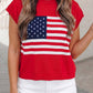 Stars & Stripes Dolman Sleeve Sweater