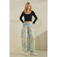 Digitally Printed Patchwork Denim Pants