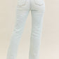 Mid Rise Distressed & Fray Hem Bootcut