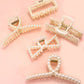 PEARL HAIR CLAW CLIPS