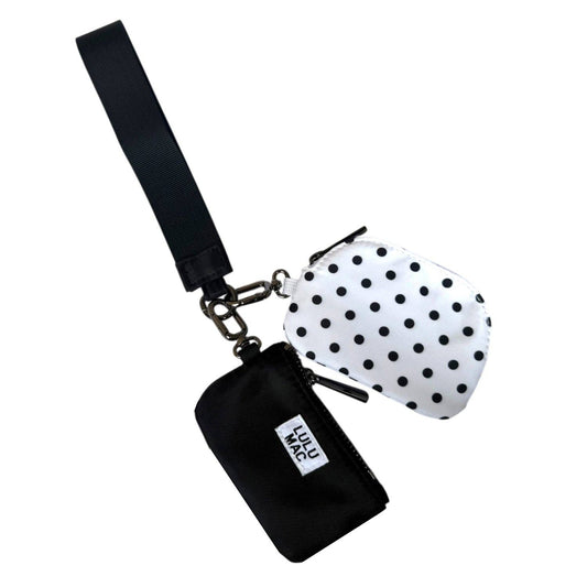 Lulu Mac White/Black Dots
