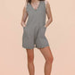 Striped Knit Romper