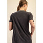 MINERAL WASHED COTTON MAXI DRESS