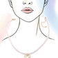 PEARL CHAIN BOW CHARM NECKLACE
