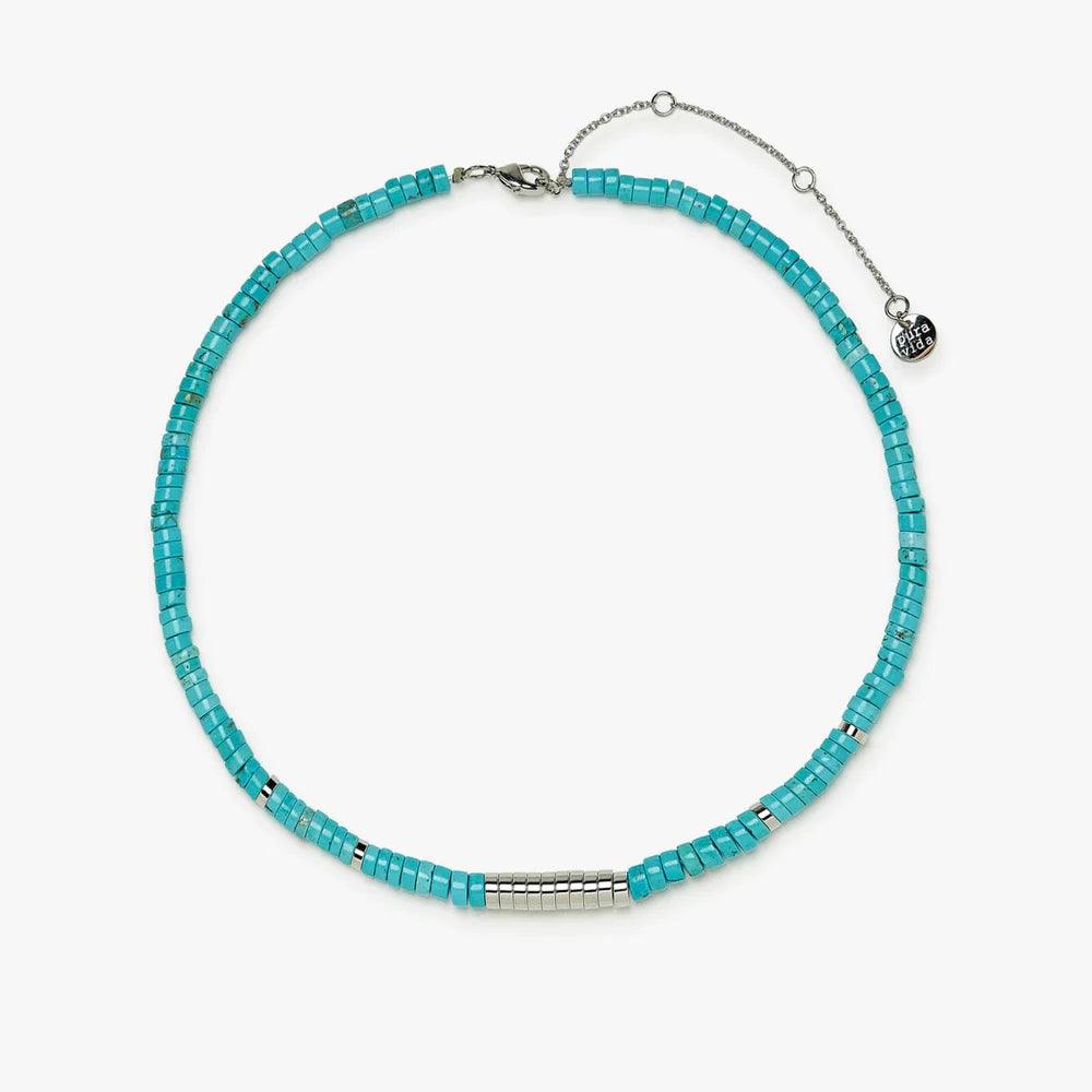 Turquoise Bead Choker - The Salty Mare