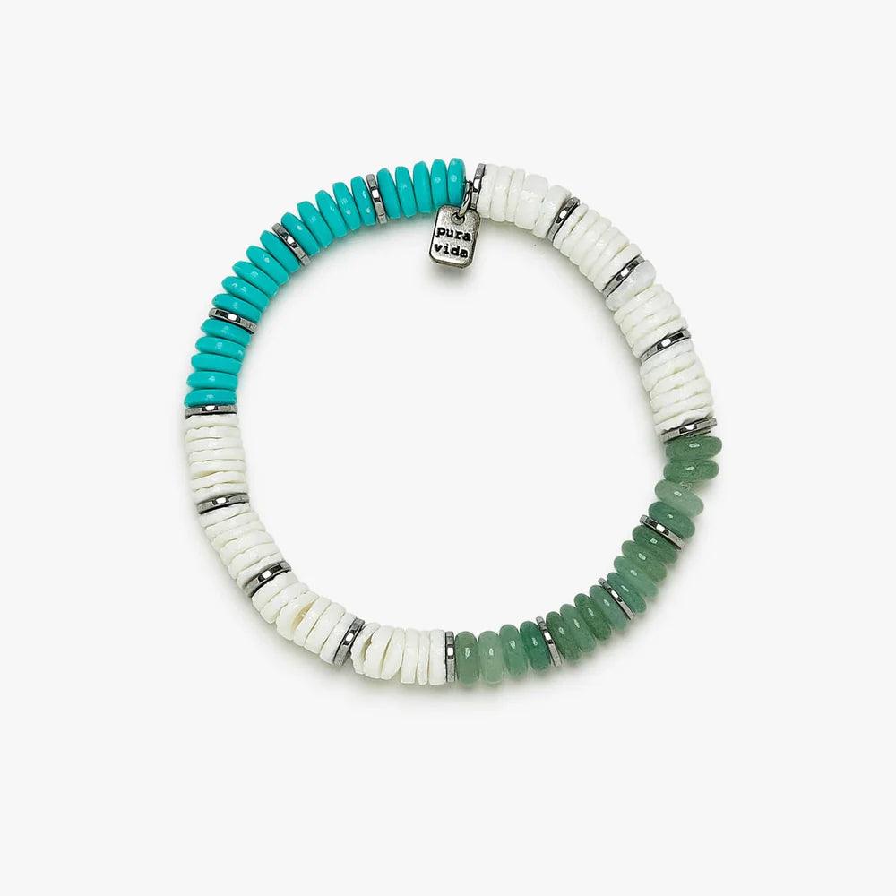 Carmel Mixed Bead Stretch - The Salty Mare