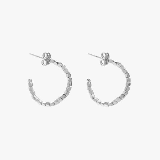 Diamond Cut Hoop Earrings - The Salty Mare