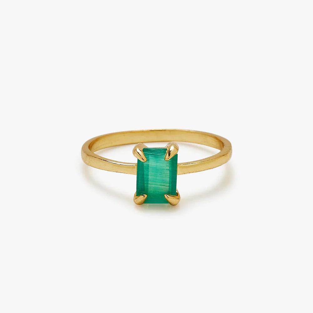 Emerald Statement Ring - The Salty Mare