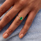 Emerald Statement Ring - The Salty Mare