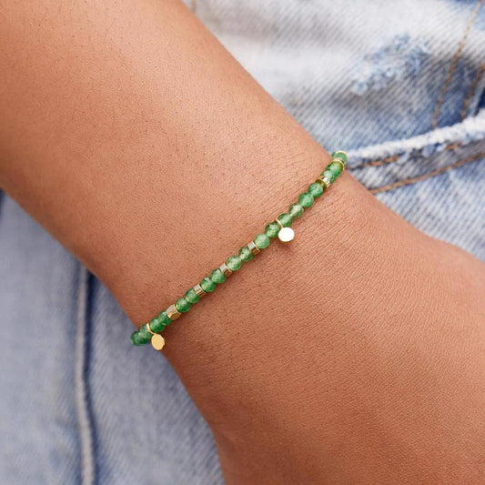 Jade Beaded String Bracelet - The Salty Mare