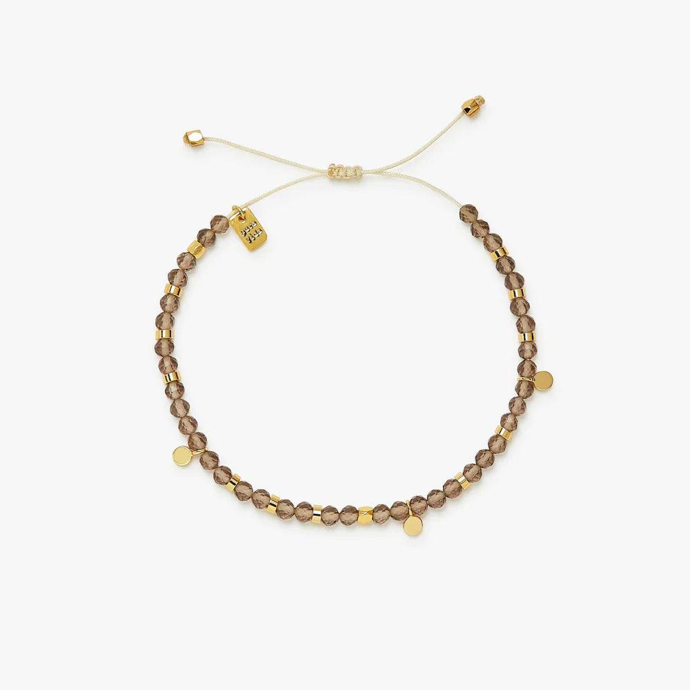 Smokey Quartz Beaded String Bracelet - The Salty Mare
