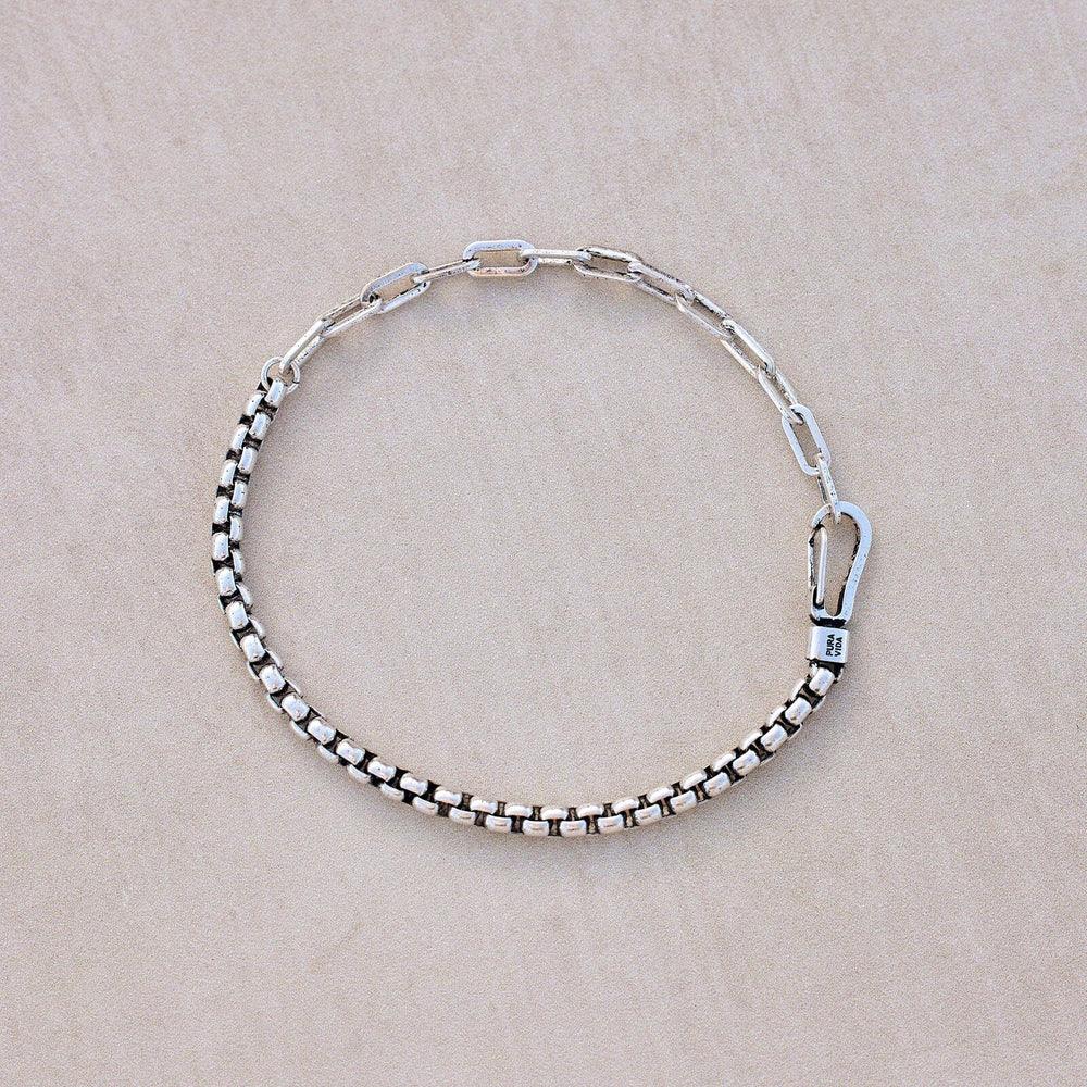 Men's Caribiner Clasp Chain Bracelet - The Salty Mare