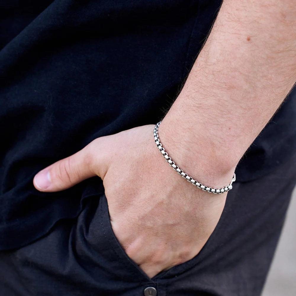 Men's Caribiner Clasp Chain Bracelet - The Salty Mare