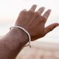 Men's Coated Hematite Stretch Bracelet - The Salty Mare
