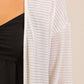 Open-Front Waffle Knit Cardigan