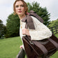 Case-Mate Espresso Polka Dot Bow Jelly Tote Bag (Classic)