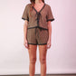 Wave Knit Top & Shorts Set