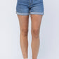 Midrise Cuffed Shorts