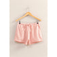 Gingham Pattern Relaxed Fit Shorts
