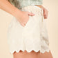 Hailes Embroidered Cotton Shorts