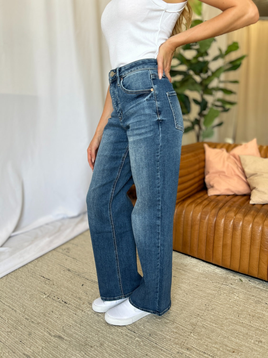 RFM High Rise Tummy Control Flare Jeans