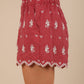 Hailes Embroidered Cotton Shorts
