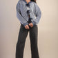 Leopard Printed Marine Straight Pants