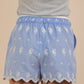 Hailes Embroidered Cotton Shorts