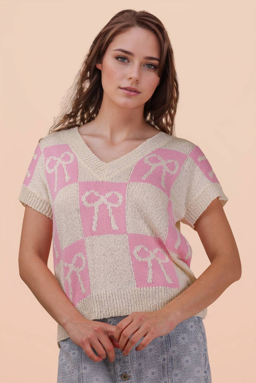 Bow Sweater Top