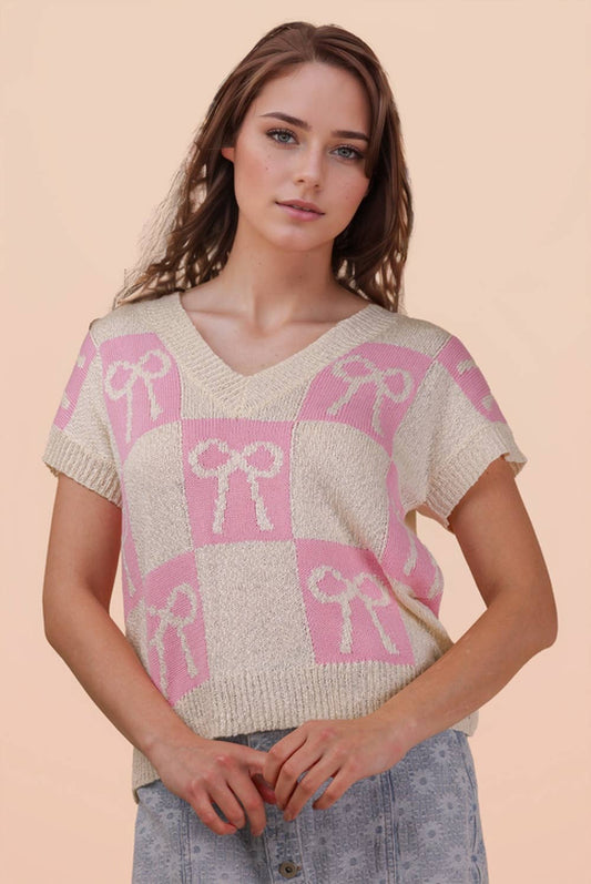 Bow Sweater Top