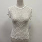 Mock Neck Lace Mesh Top