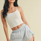 Palmtree Print Active Shorts